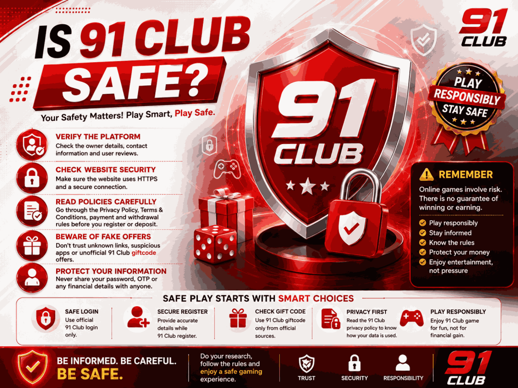 Is 91 Club Safe ?